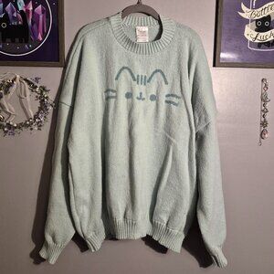 Green Pusheen Sweater